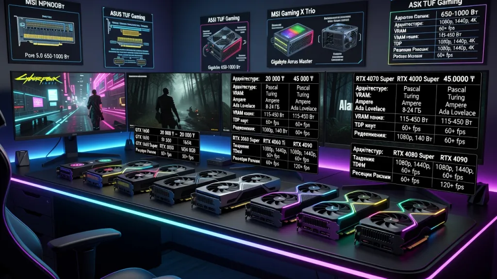 Гайд по выбору видеокарты NVIDIA для игрового ПК